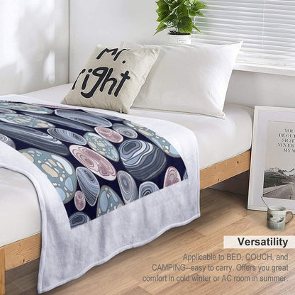 Pattern Stones Throw Blanket