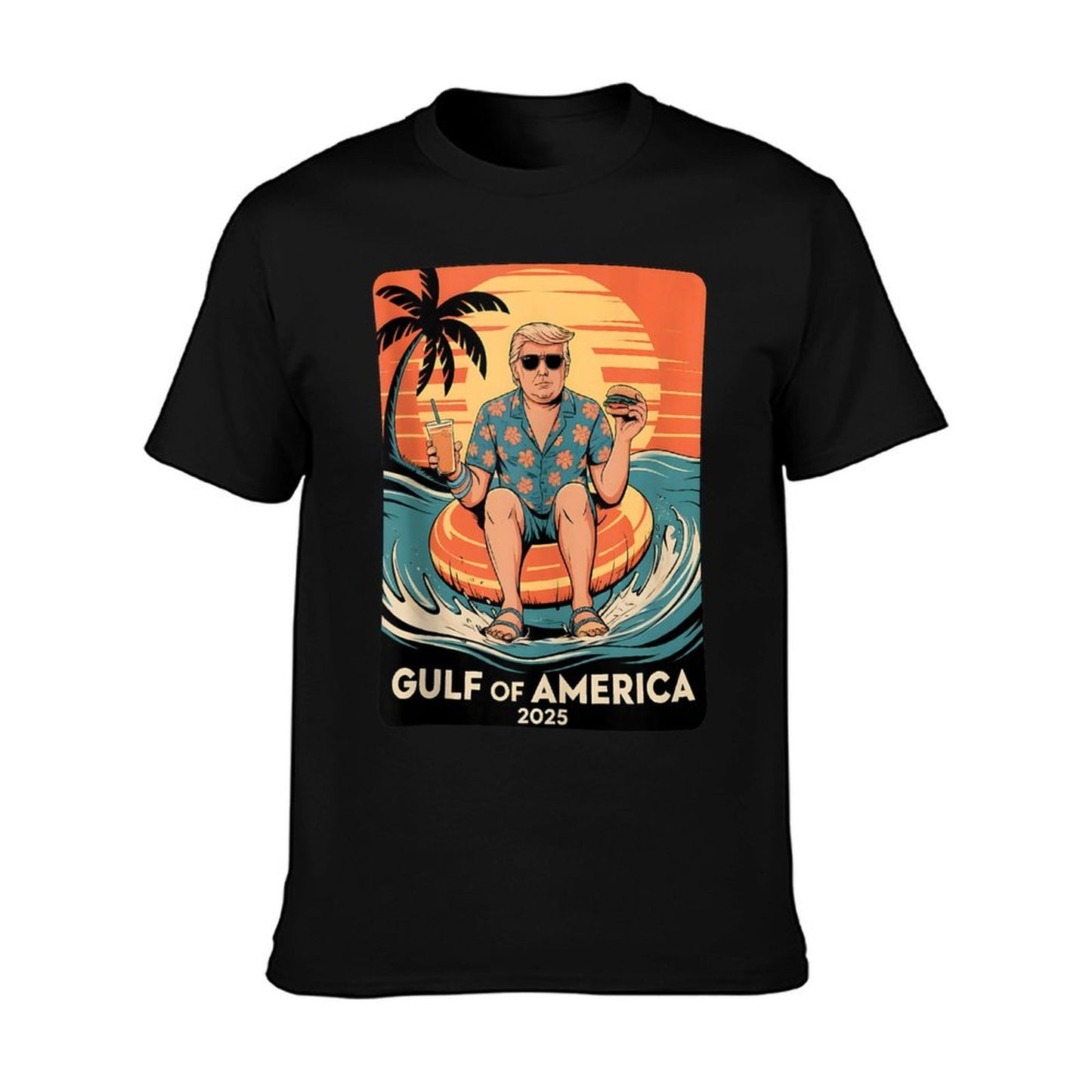 Funny Trump Gulf Of Us America Est 2025 T-Shirt
