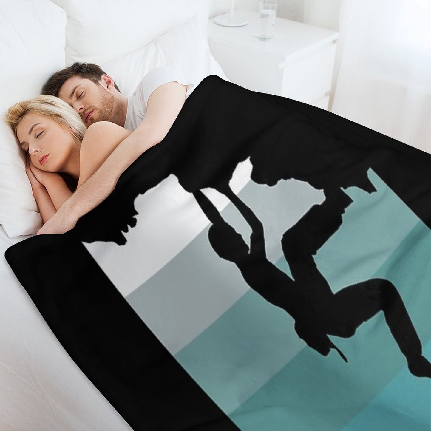 Climbing Bouldering Throw Blanket