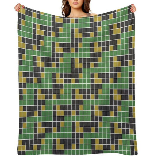 Wordle Grid Throw Blanket