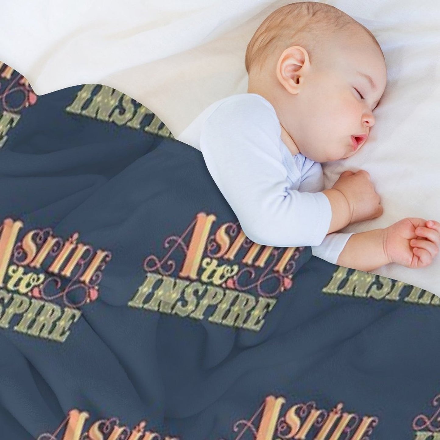 Aspire to Inspire Throw Blanket