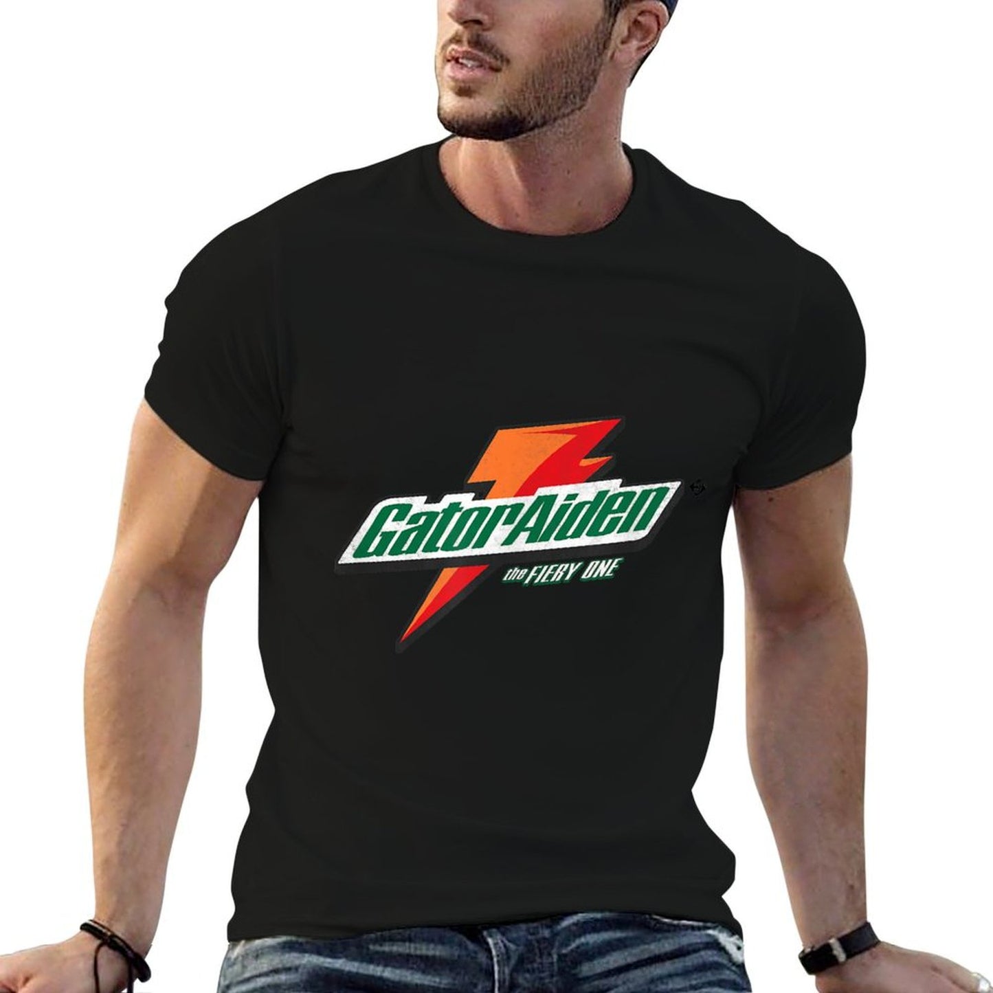 GATORAIDEN - Kids Name Funny Aiden Meaning Personalized Logo T-Shirt