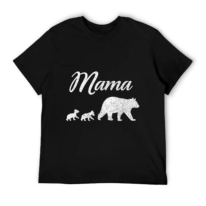 Mama Bear T Shirt With Two Cubs Twin Mom Mother&#39;s Day Gift T-Shirt