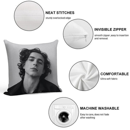 Chalamet Soft High-Density Material Throw Pillow
