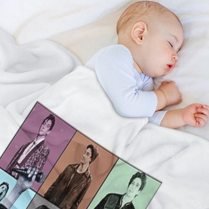 Milo Manheim Cinematic Universe (Eras Tour Style) Throw Blanket