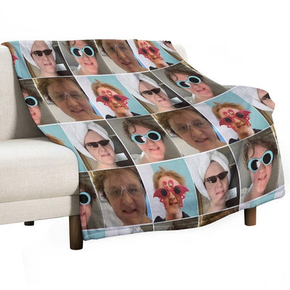Lewis Capaldi Collage Throw Blanket