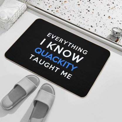 Everything I Know - Quackity Bath Mat