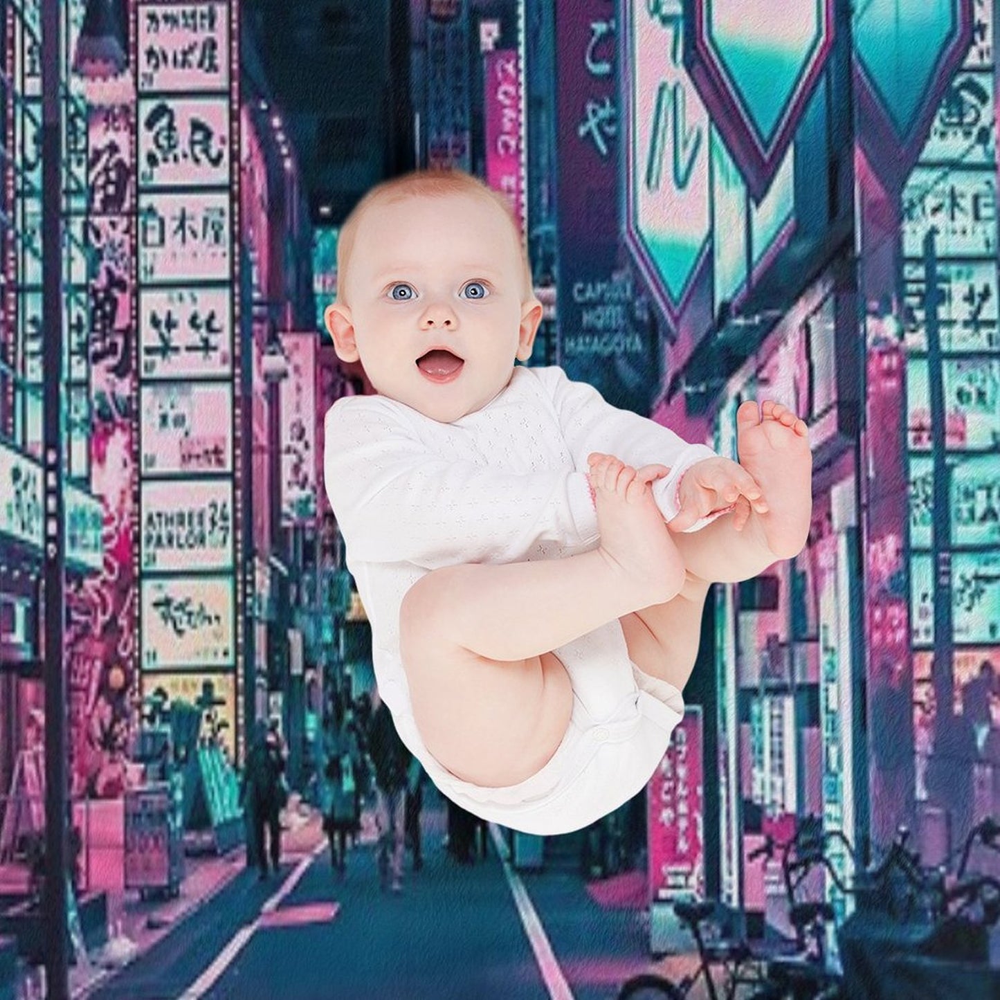 Tokyo - A Neon Wonderland Throw Blanket