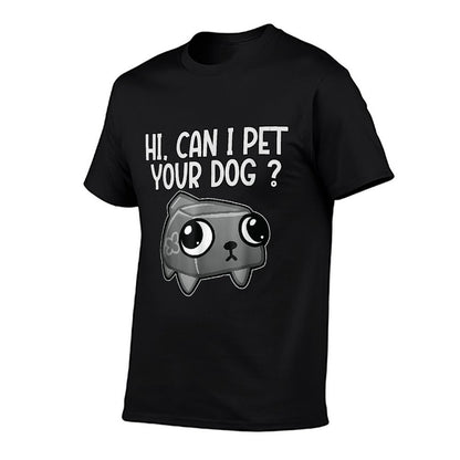 Dandy's World Pebble  Can I Pet Your Dog Dandy's World  Fade-proof Color T-Shirt