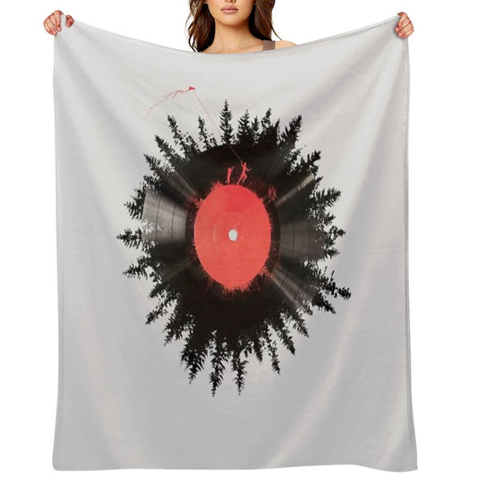 The Vinyl of My Life Throw Blanket