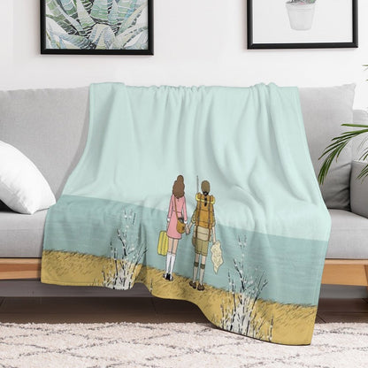 Wes Anderson Movie Throw Blanket