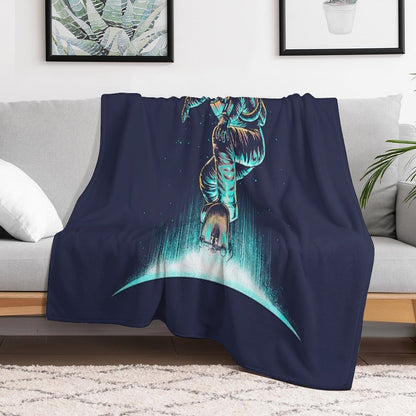 Space Grind Throw Blanket
