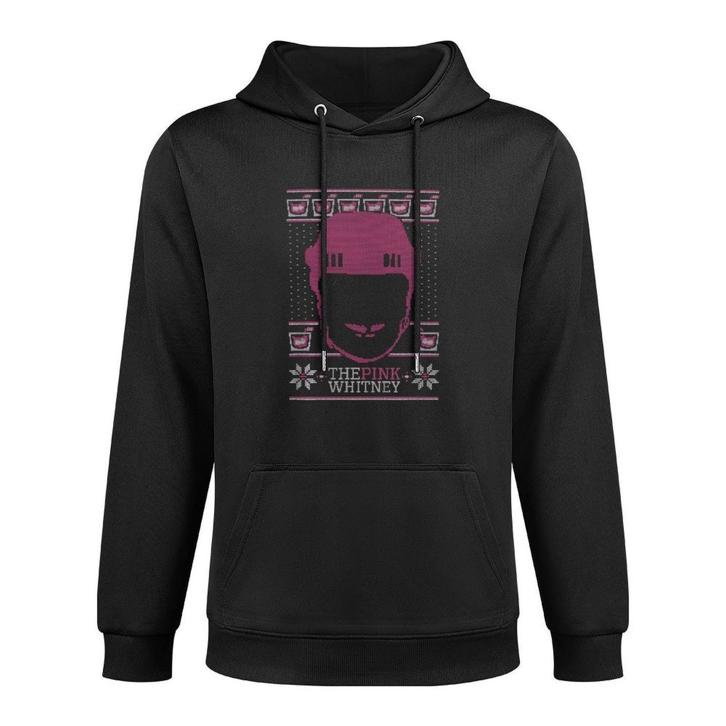The Pink Whitney Ugly Christmas Sweater Party Hockey Premium Shrink-Resistant Hoodie