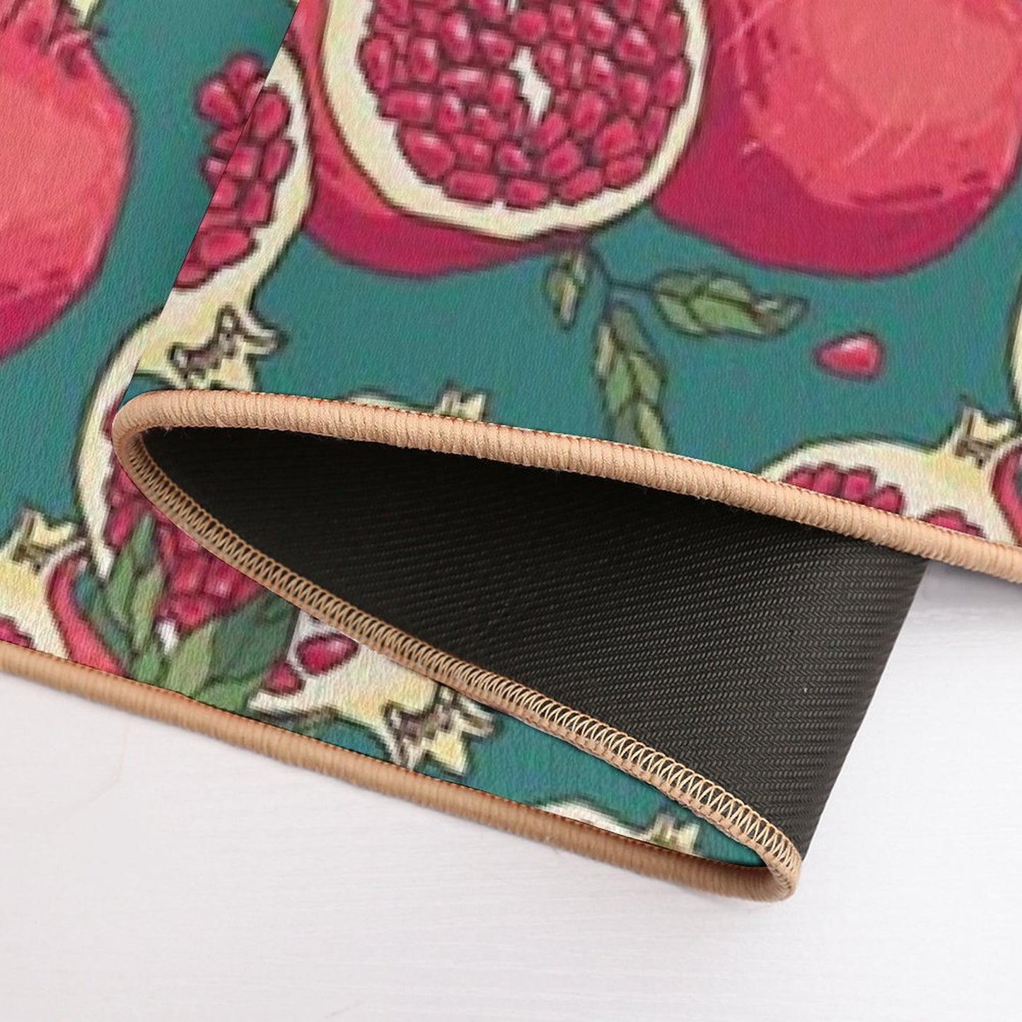 Juicy Pomegranate Fruits Bath Mat