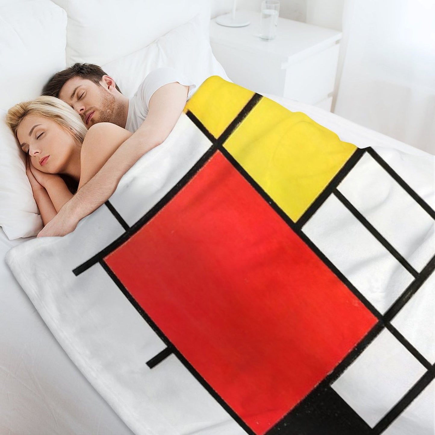 Piet Mondrian Throw Blanket