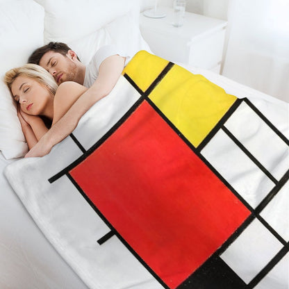 Piet Mondrian Throw Blanket