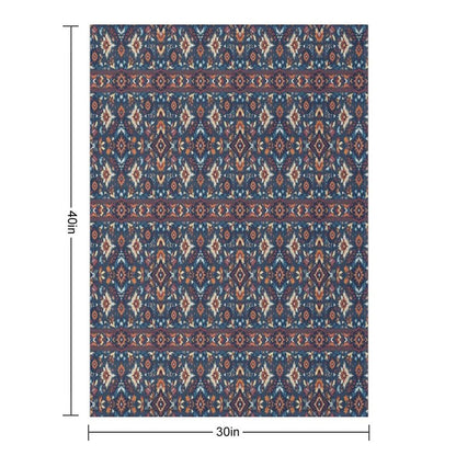 American Indian Fabric Throw Blanket