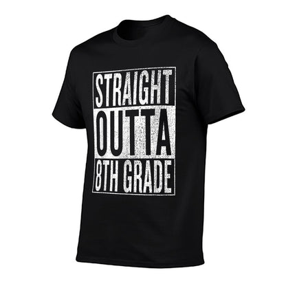 Straight Outta 8th Grade Great Graduation Gift Shirt T-Shirt