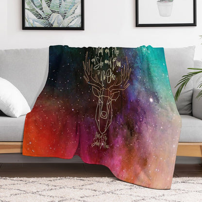 She Was The Heir of Ash And Fire And She Would Bow to No One. Heir of Fire Throw Blanket