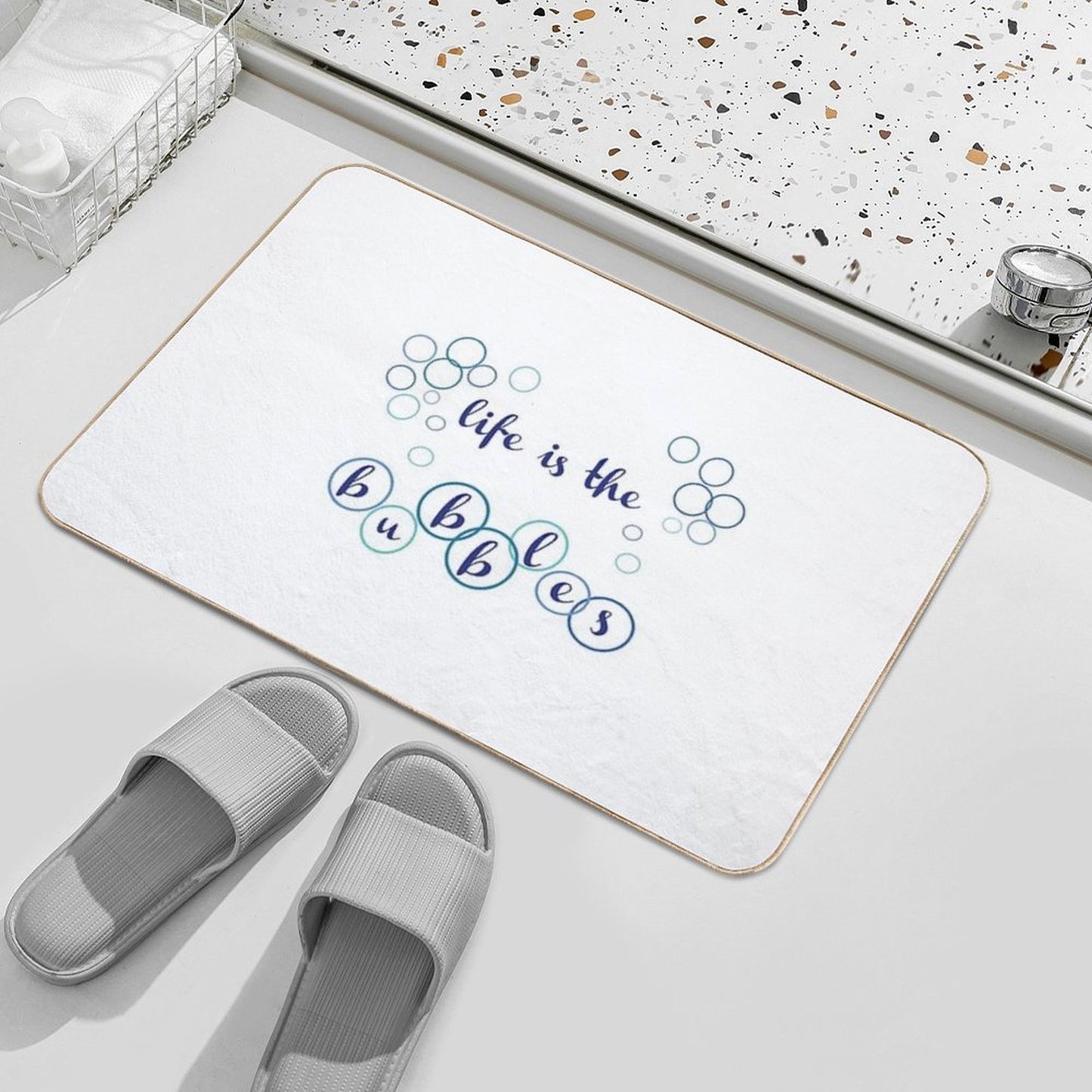 Life Is The Bubbles - Under The Sea! Bath Mat