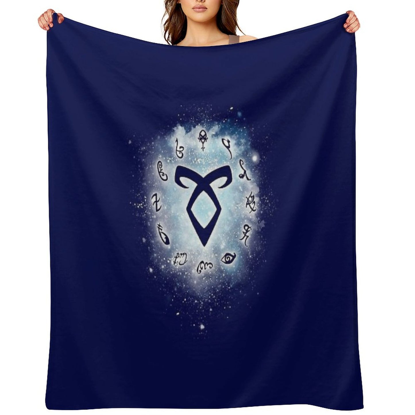 The Shadow Runes Throw Blanket