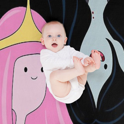 Princess Bubblegum And Marceline Throw Blanket