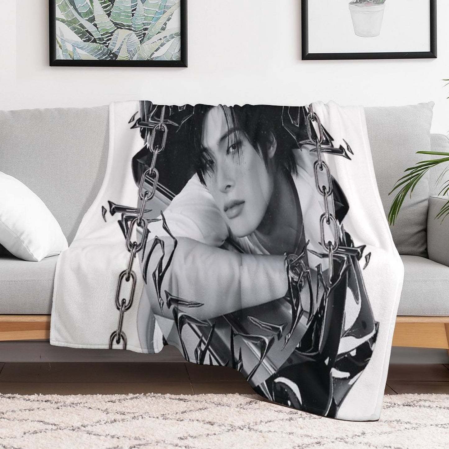 Mingi ATEEZ Throw Blanket