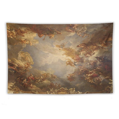 Brown Ceiling at Versailles Renaissance Panting Tapestry