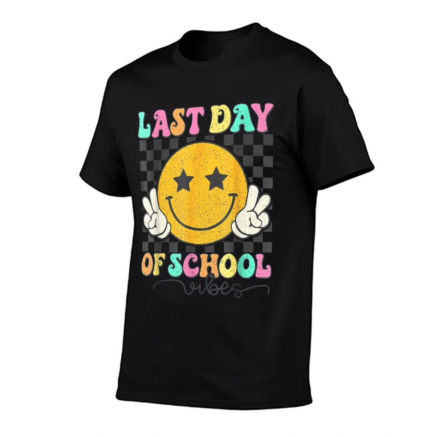 Last Day Of School Vibes Cute End Of School Kids Girls  Breathable T-Shirt