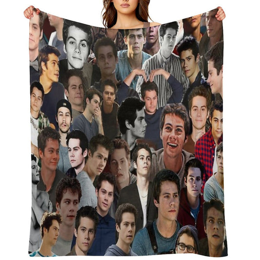 Dylan O'brien Collage Throw Blanket