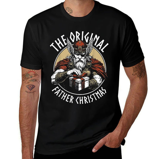 Odin The Original Father Christmas  Fade-proof Color T-Shirt