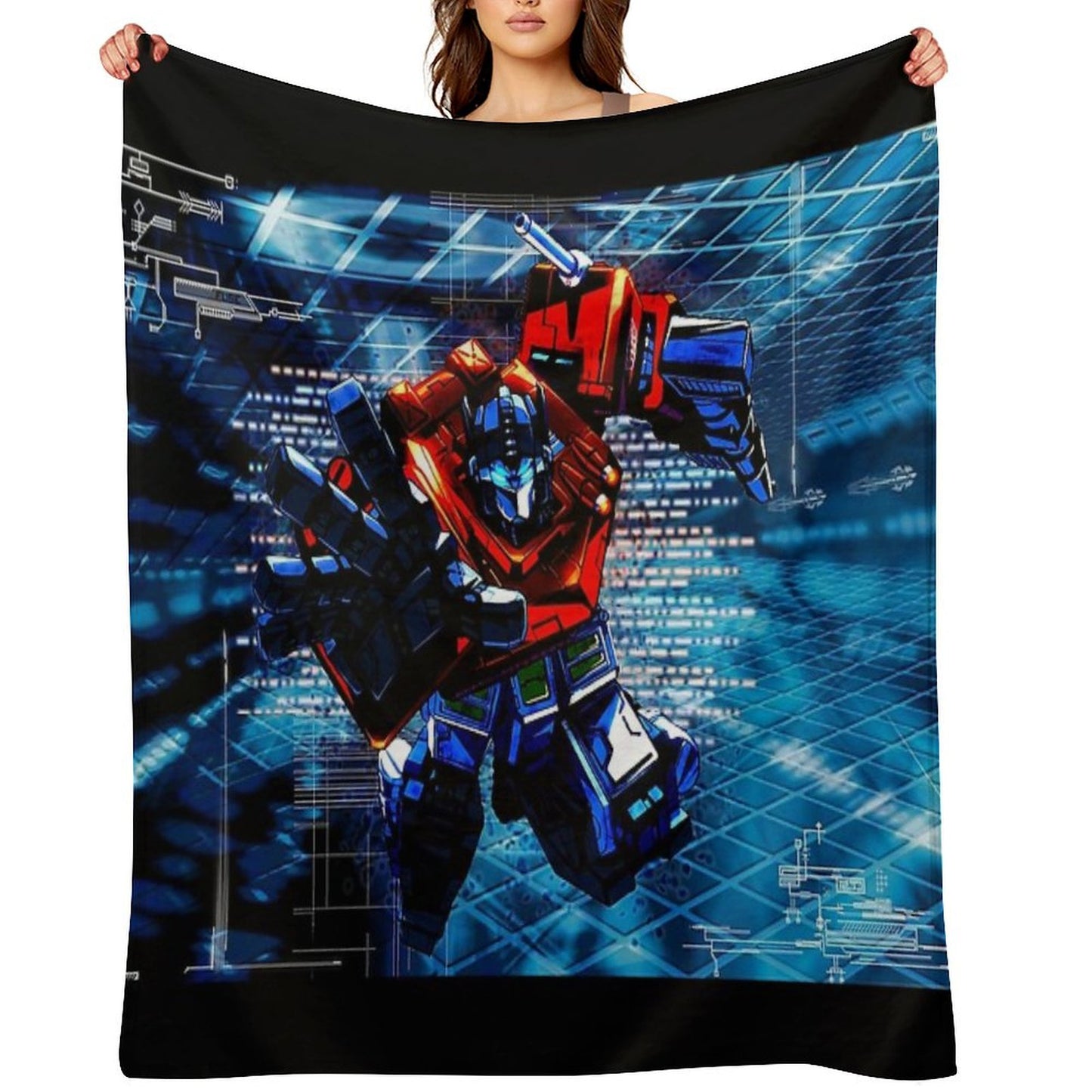 Transformers Optimus Prime Throw Blanket