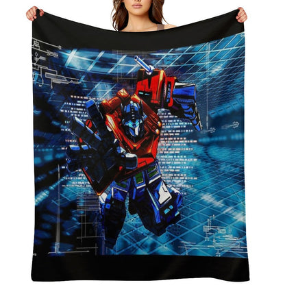 Transformers Optimus Prime Throw Blanket