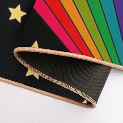 Stars And Rainbow  Non-Slip Bath Mat