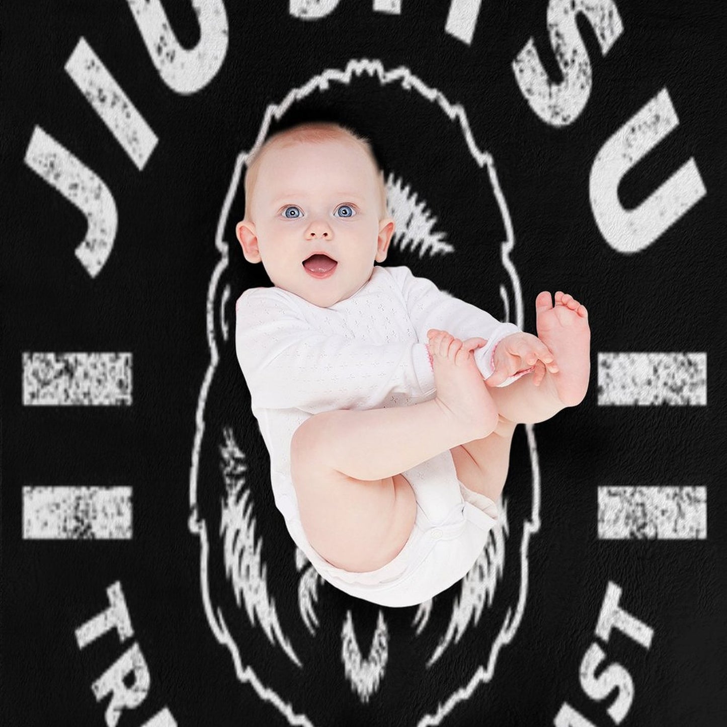 JIU JITSU - TRAIN LIKE A BEAST Throw Blanket