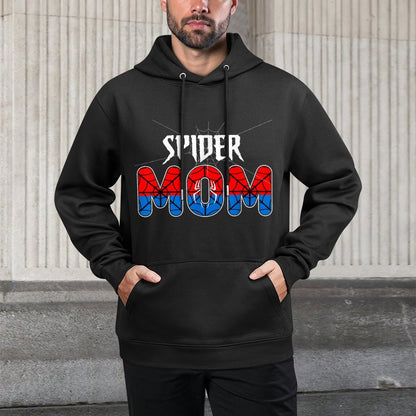 Mom And Dad Spider Family Matching Birthday Halloween Moisture-Wicking Hoodie