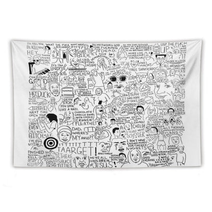 An Ultimate Vine Compilation But Instead of A Video Its Just Terribly Drawn Tapestry