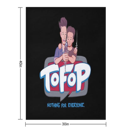 TOFOP- Toon Logo Throw Blanket