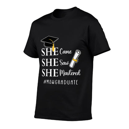MSW Master’s Degree Master Of Social Work Graduation T-Shirt