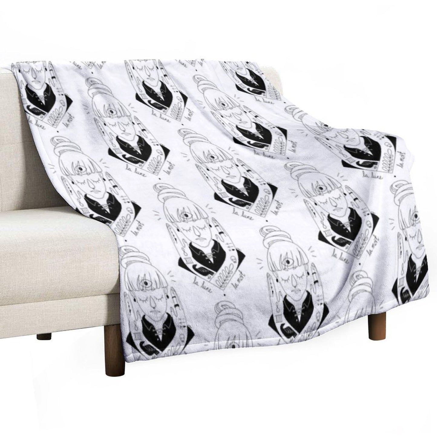Moon  Death Throw Blanket