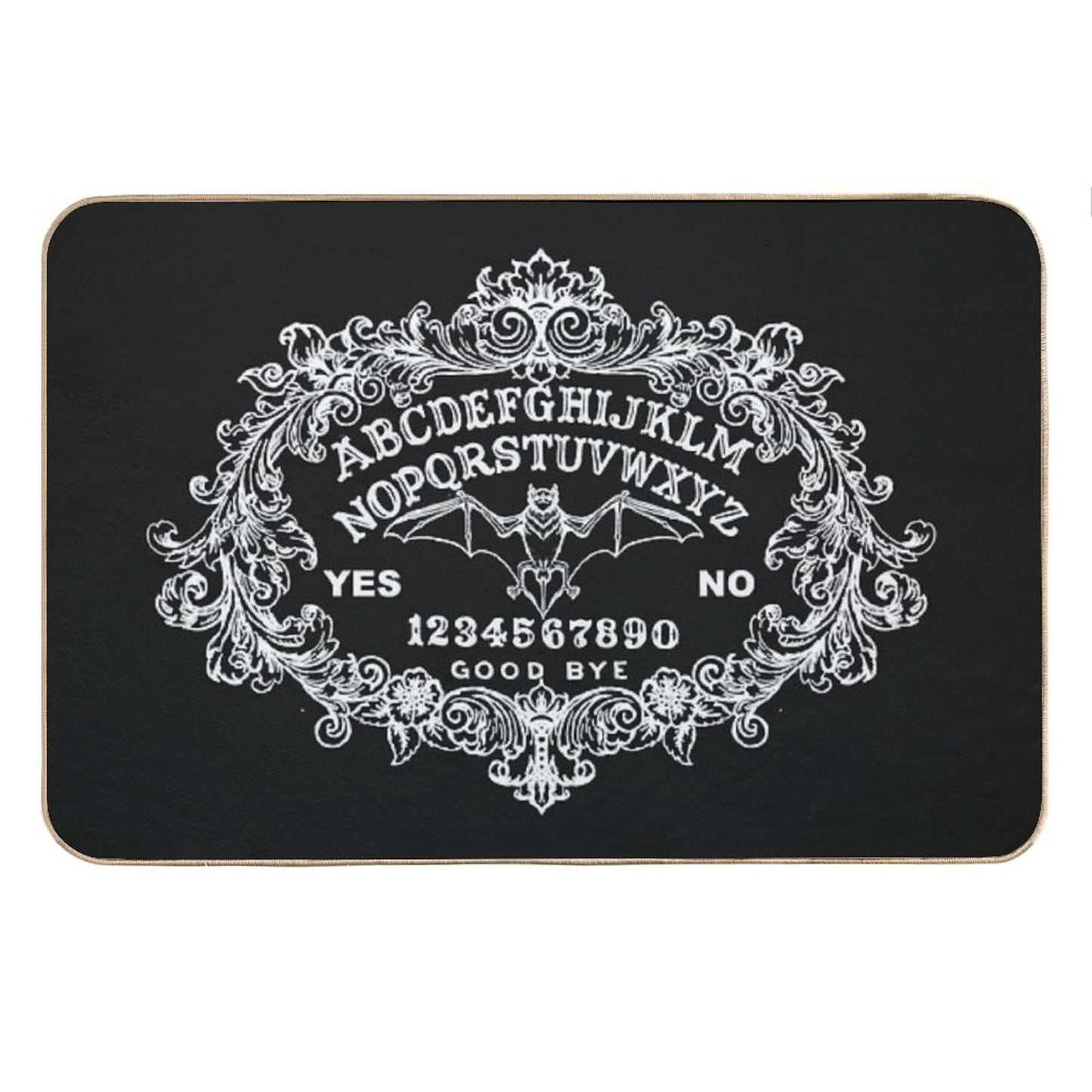 Bat Witch Board Bath Mat