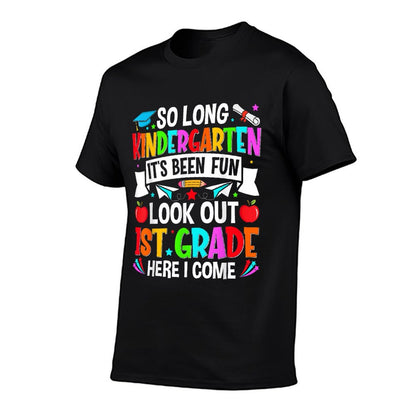 Kindergarten Graduation Shirt 2025 Kids Boys Girls Graduate T-Shirt