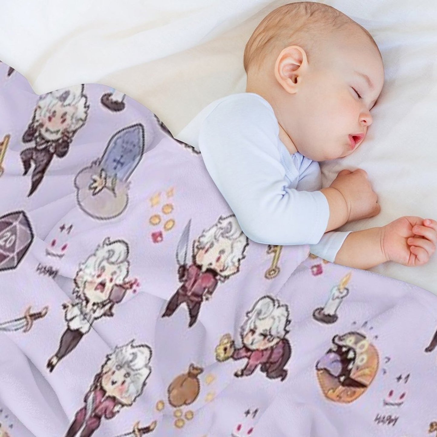 Vampire Blueberry Throw Blanket