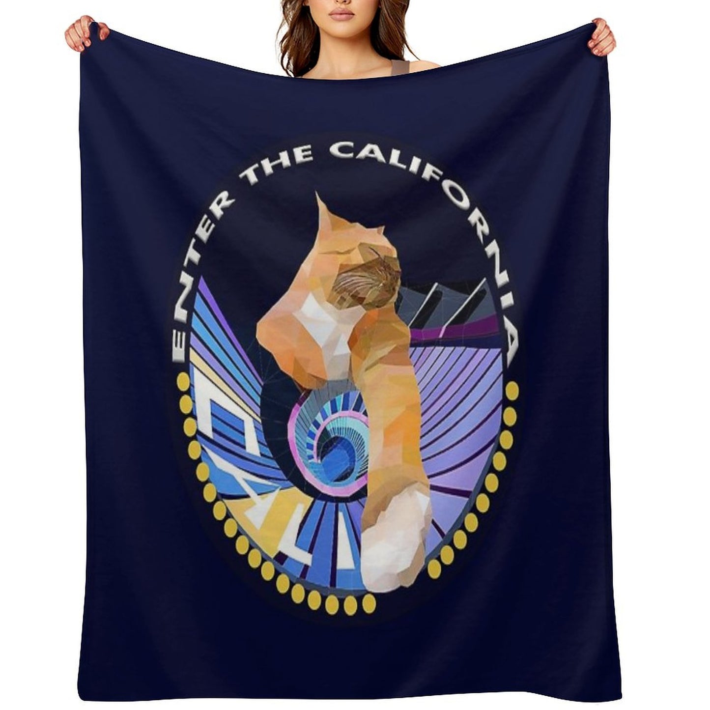 Coastal, Dreamy,Sun-Kissed,California Vibes. Throw Blanket