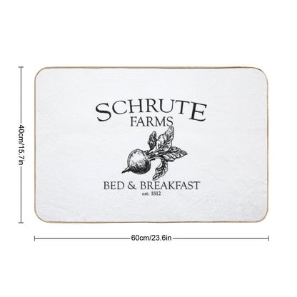 Schrute Farms Funny Office Bath Mat