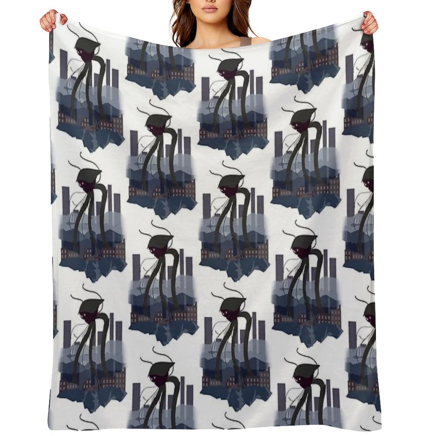 War of The Worlds Martian Tripod Throw Blanket
