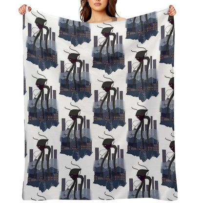 War of The Worlds Martian Tripod Throw Blanket