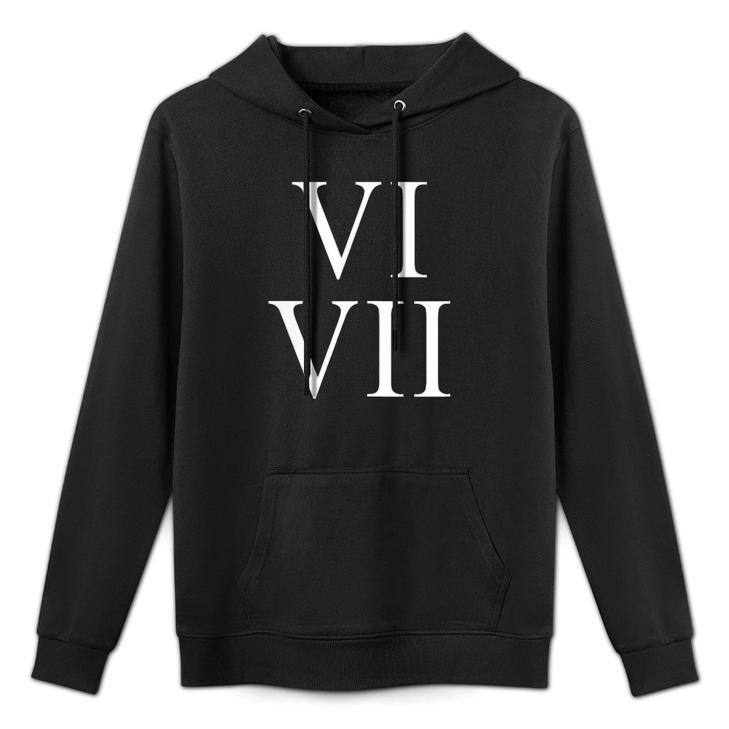 Womens 67 Roman Numerals VI VII Funny Six Seven Meme Matching Group Unisex Design Hoodie