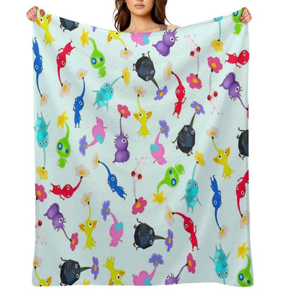 ALL Pikmin Throw Blanket