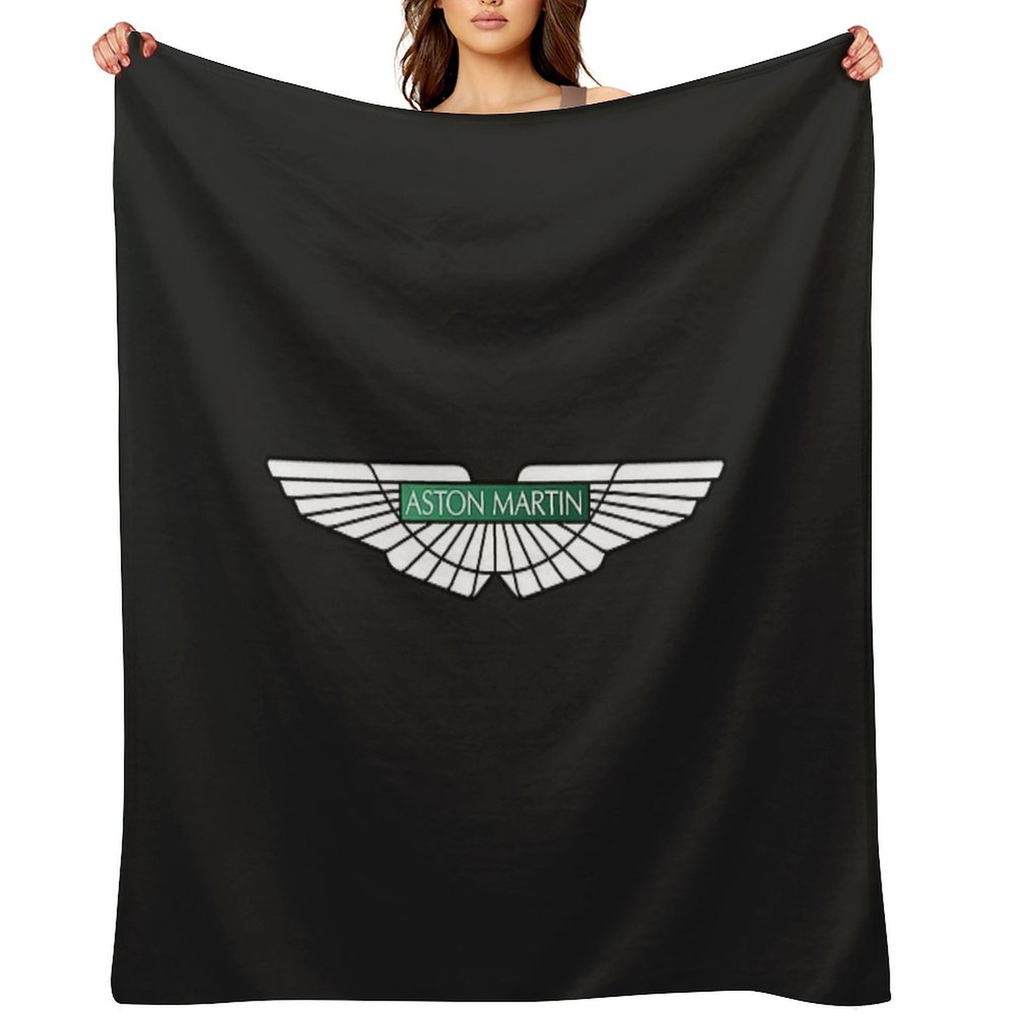 Aston Martin Logo Throw Blanket